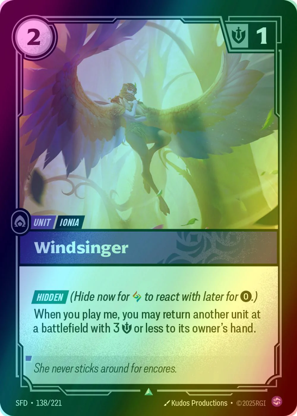 Windsinger - 138/221 [Spiritforged] [Foil]