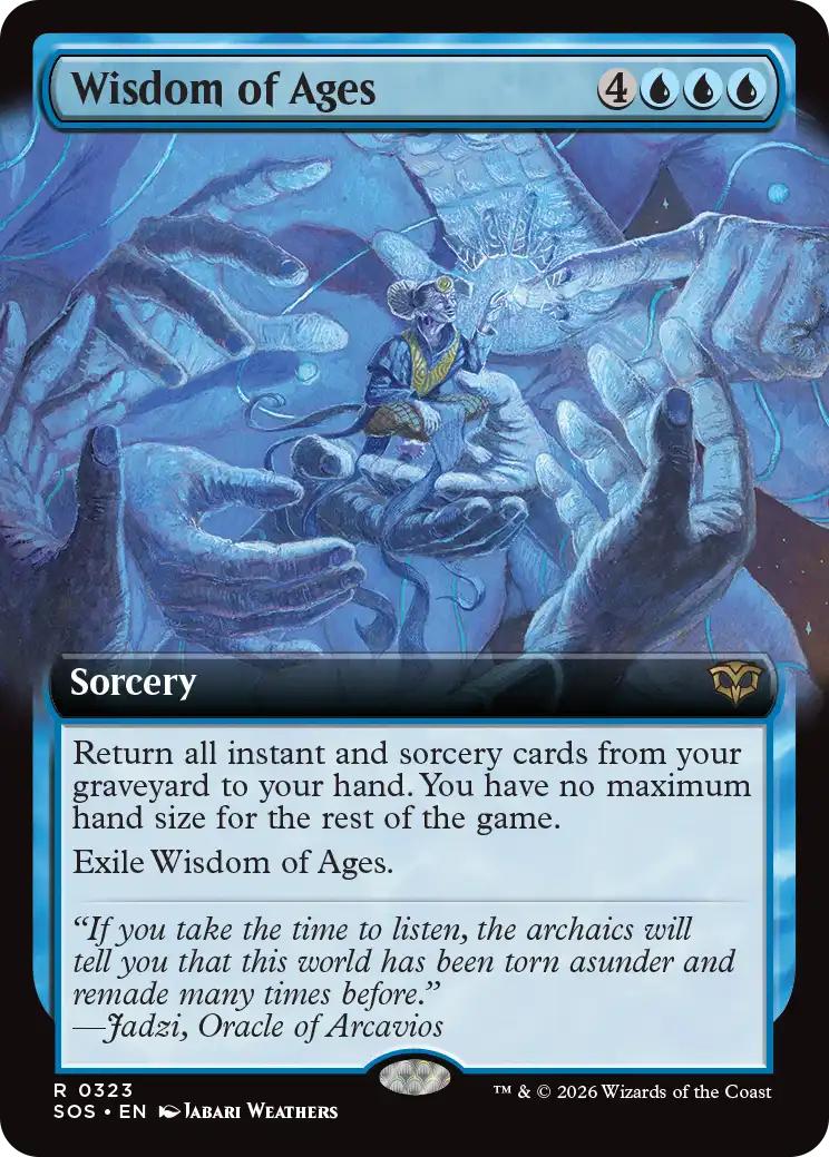 Wisdom of Ages [323] [Extended Art] [Secrets of Strixhaven] [Non-Foil]