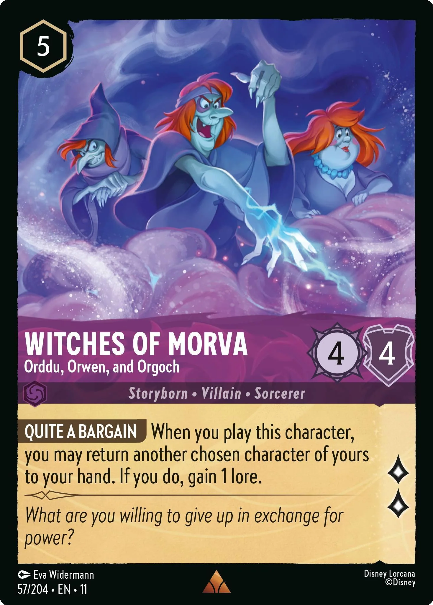 Witches of Morva - Orddu, Orwen, and Orgoch - 57/204 [Winterspell] [Non-Foil]