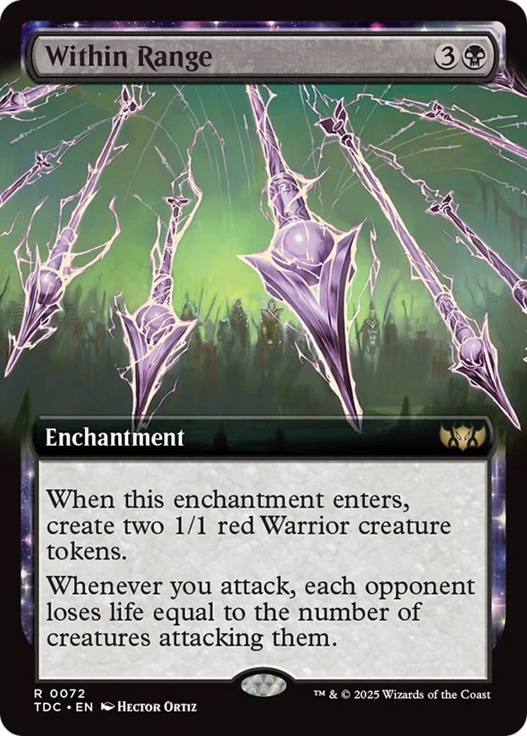 Within Range [72] [Extended Art] [Tarkir: Dragonstorm: Commander] [Non-Foil]