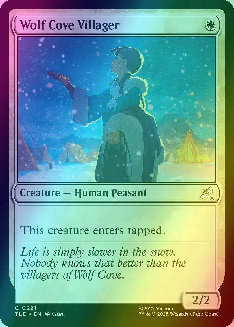Wolf Cove Villager [221] [Avatar: The Last Airbender Eternal] [Foil]