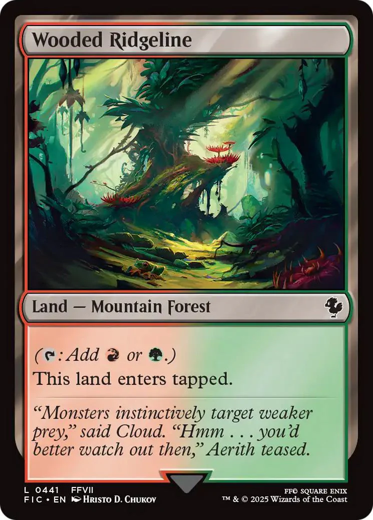 Wooded Ridgeline [441] [FINAL FANTASY: Commander] [Non-Foil]