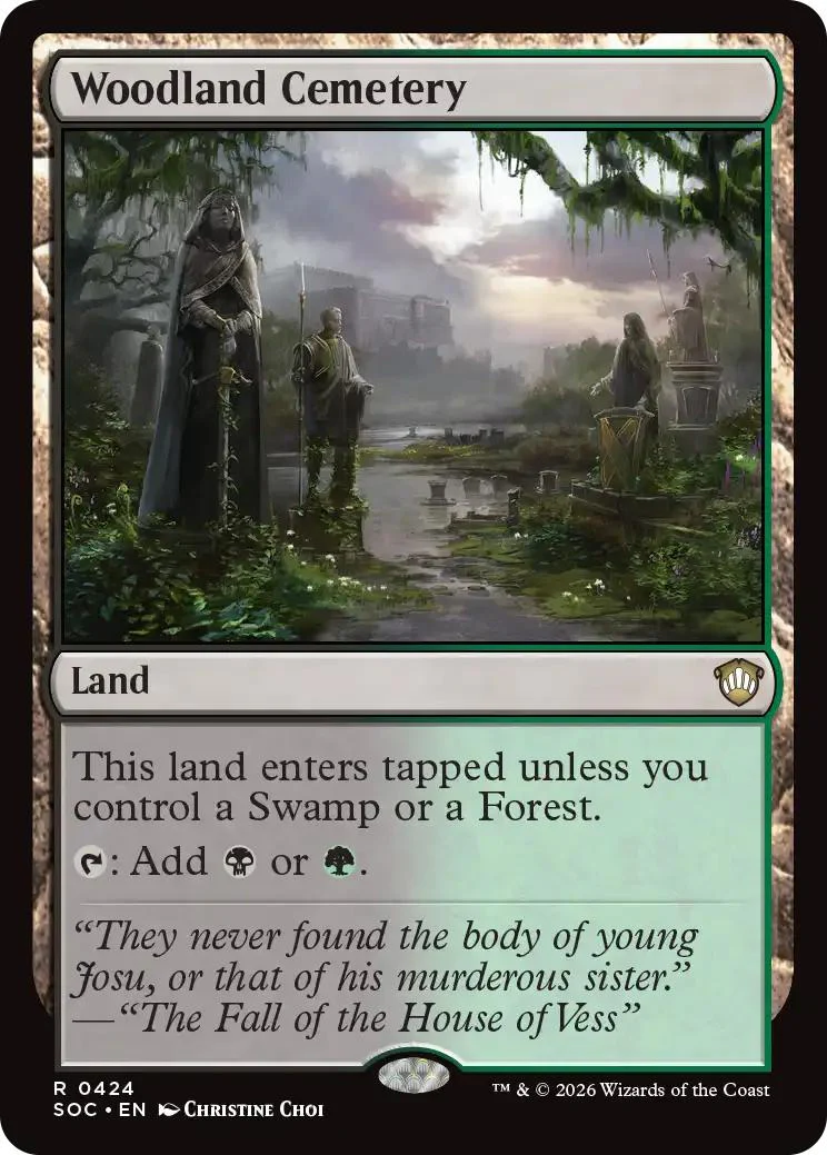 Woodland Cemetery [424] [Secrets of Strixhaven: Commander] [Non-Foil]