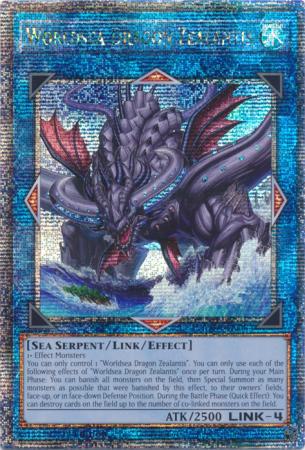 Worldsea Dragon Zealantis - RA04-EN082 - Quarter Century Secret Rare - 1st Edition