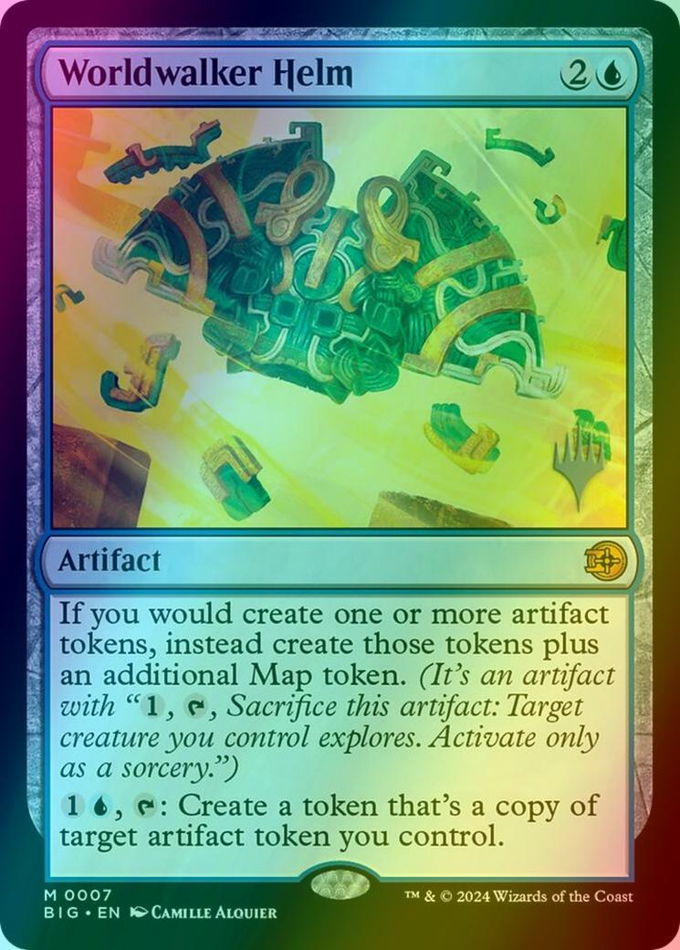 Worldwalker Helm [7p] [Promo Pack] [The Big Score: Promos] [Foil]