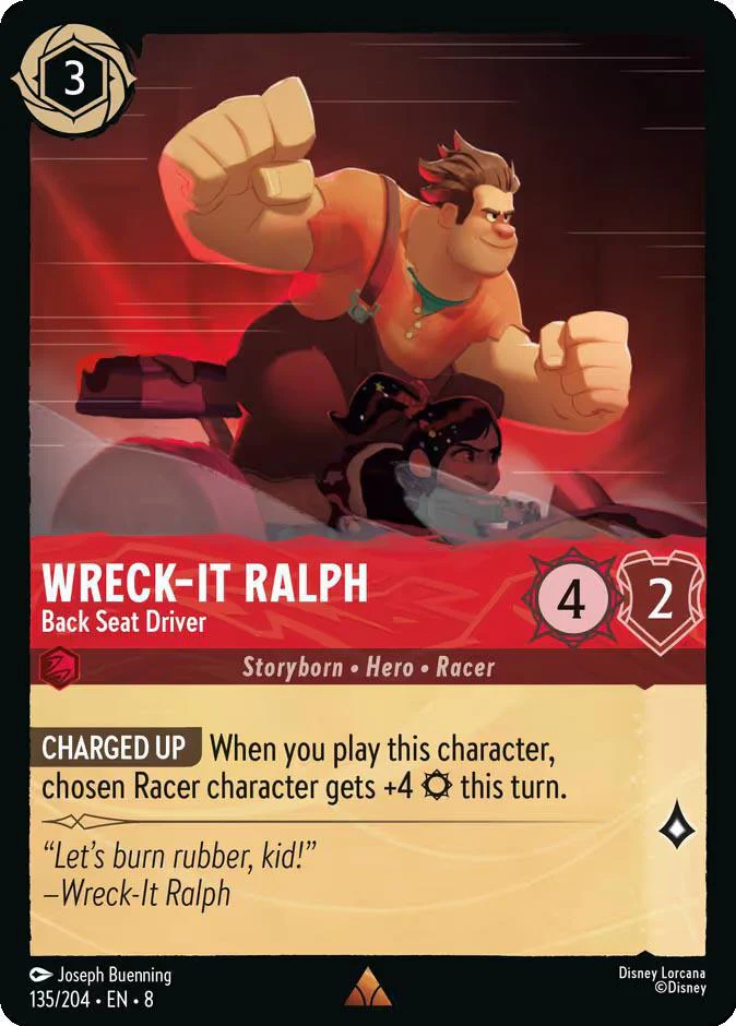 Wreck-It Ralph - Back Seat Driver - 135/204 [Reign of Jafar] [Non-Foil]