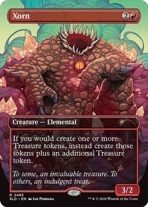 Xorn [2495] [Borderless] [D&D: Shadows Over Baldur's Gate] [Secret Lair Drop] [Non-Foil]