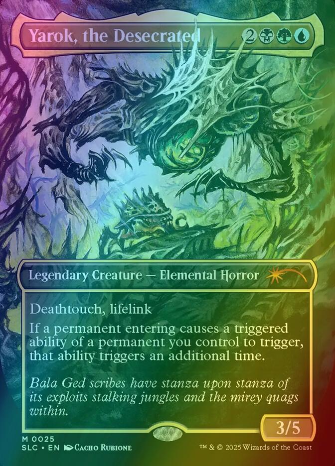 Yarok, the Desecrated [0025] [Borderless] [Encyclopedia of Magic] [Secret Lair Countdown] [Foil]