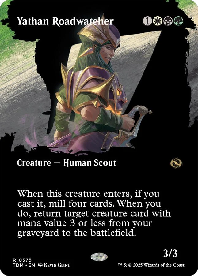 Yathan Roadwatcher [375] [Borderless] [Clan] [Tarkir: Dragonstorm] [Non-Foil]