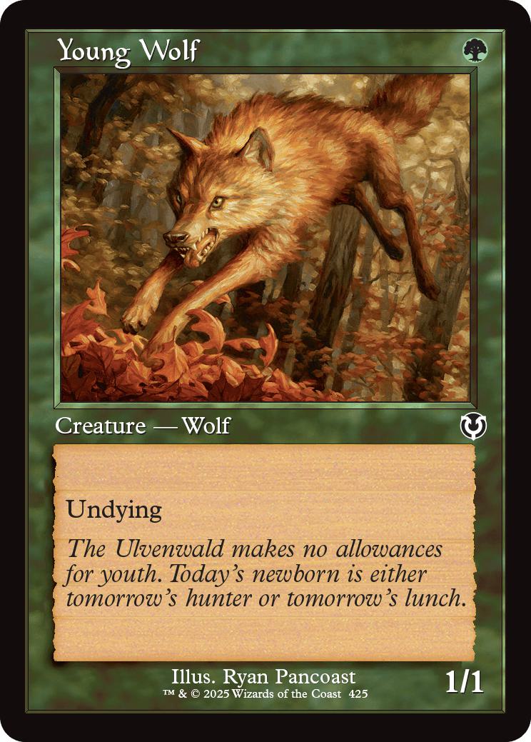 Young Wolf [425] [Retro Frame] [Innistrad Remastered] [Non-Foil]