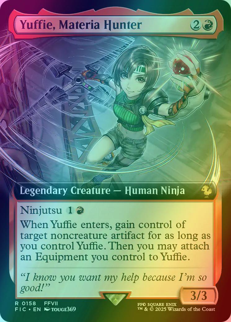 Yuffie, Materia Hunter [158] [Extended Art] [FINAL FANTASY: Commander] [Foil]