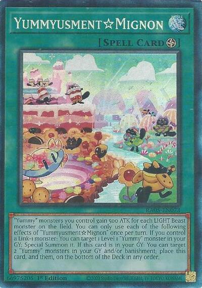 YummyusmentAcroquey - RA05-EN073 - Collector's Rare - 1st Edition