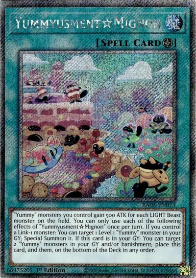 YummyusmentAcroquey - RA05-EN073 - Platinum Secret Rare - 1st Edition
