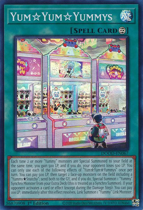 Yum☆Yum☆Yummys - DOOD-EN067 - Super Rare - 1st Edition
