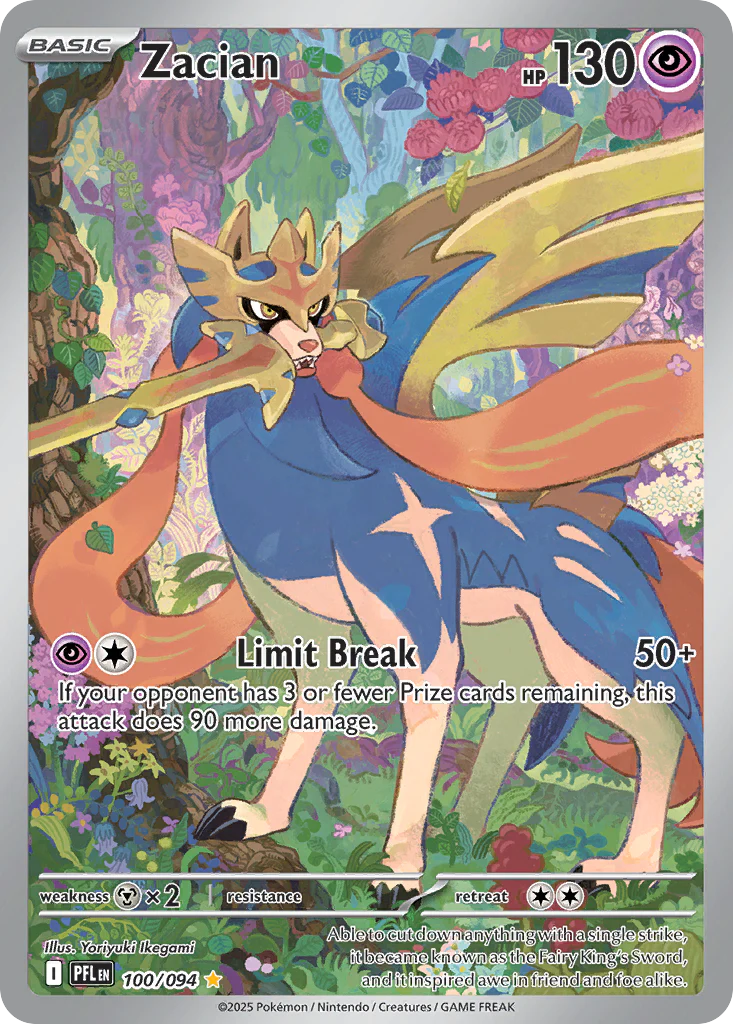 Zacian - 100/094 - Illustration Rare [me02-100] [Ultra]
