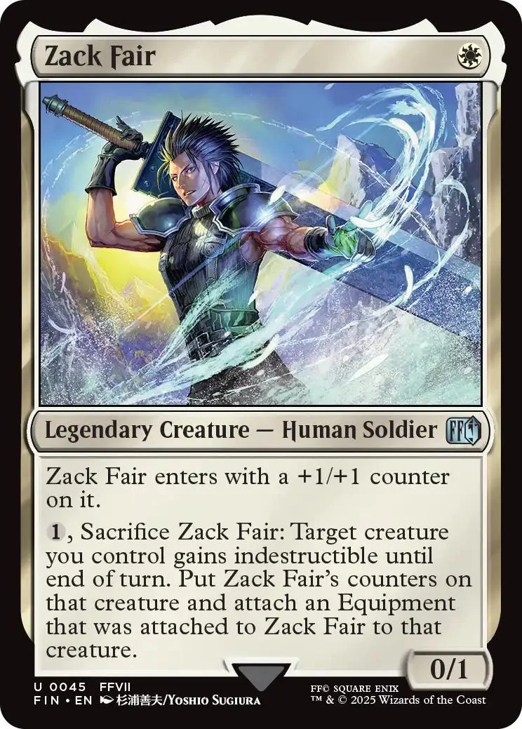 Zack Fair [45] [FINAL FANTASY] [Non-Foil]