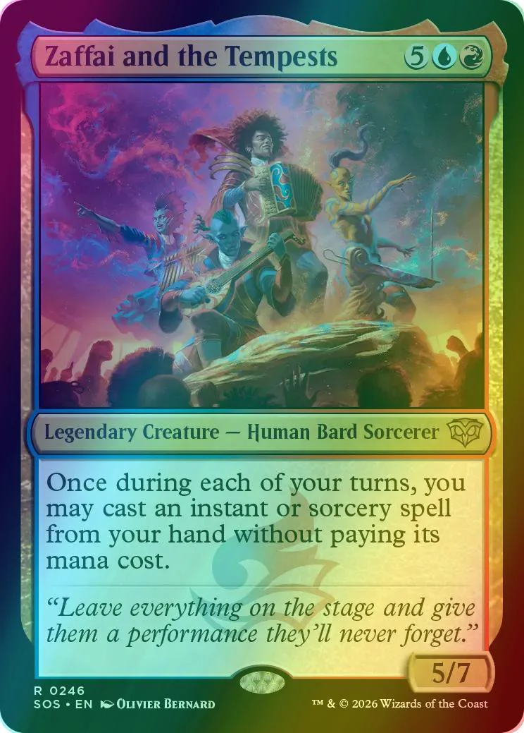 Zaffai and the Tempests [246] [Secrets of Strixhaven] [Foil]