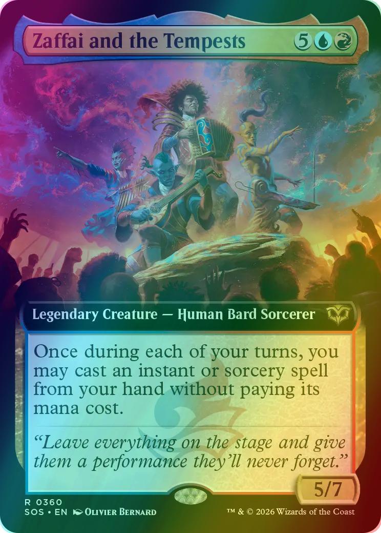 Zaffai and the Tempests [360] [Extended Art] [Secrets of Strixhaven] [Foil]