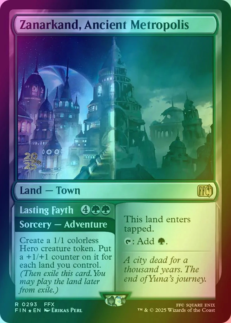 Zanarkand, Ancient Metropolis // Lasting Fayth [293s] [Prerelease] [FINAL FANTASY: Promos] [Foil]