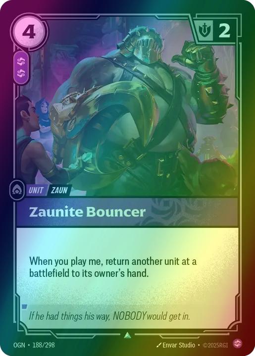 Zaunite Bouncer - 188/298 [Origins] [Foil]