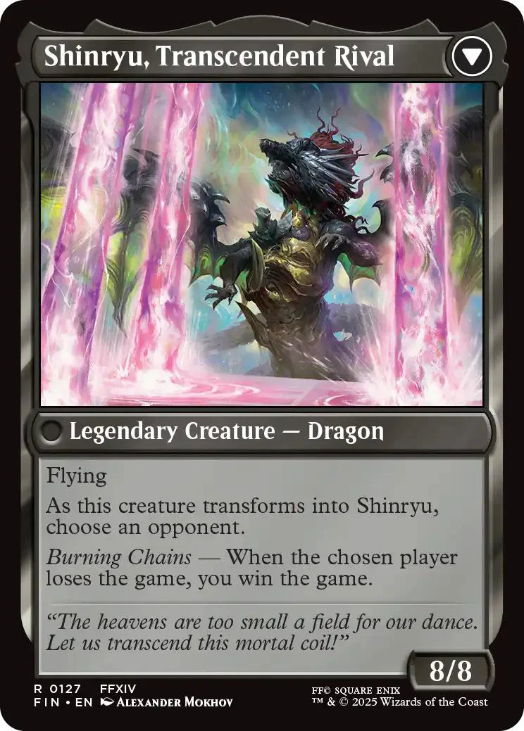 Zenos yae Galvus // Shinryu, Transcendent Rival [127] [FINAL FANTASY] [Non-Foil] - Image 2