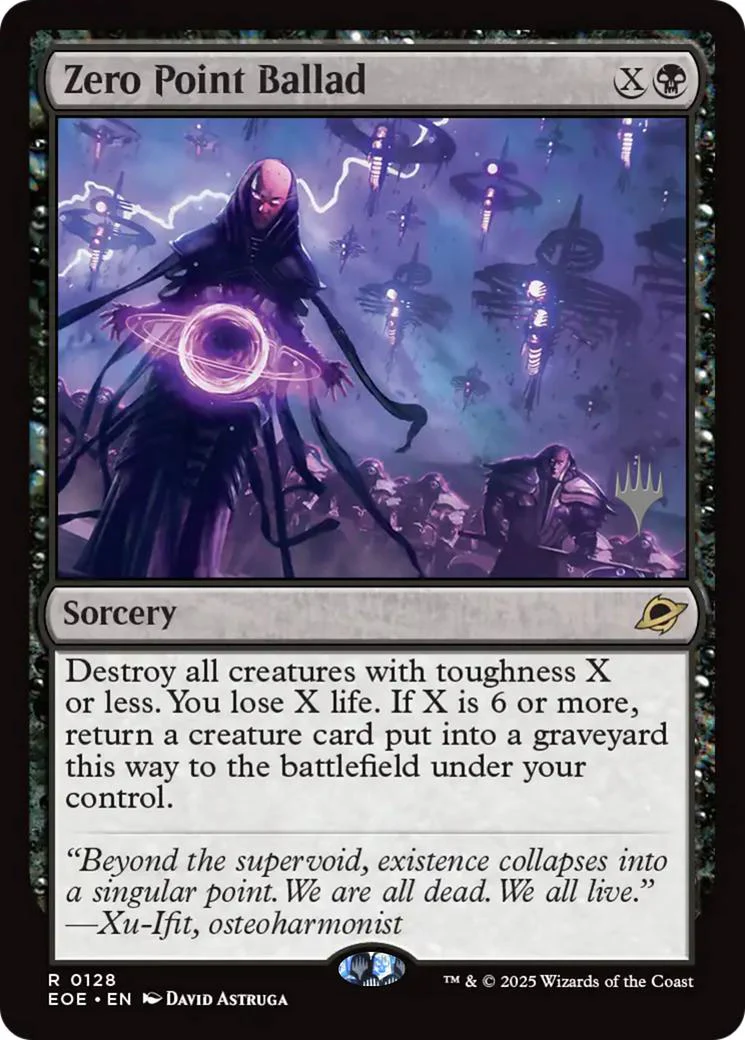 Zero Point Ballad [128p] [Promo Pack] [Edge of Eternities: Promos] [Non-Foil]