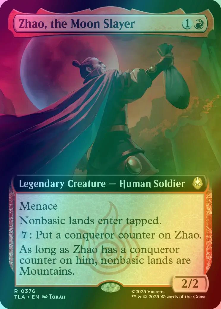 Zhao, the Moon Slayer [376] [Extended Art] [Avatar: The Last Airbender] [Foil]