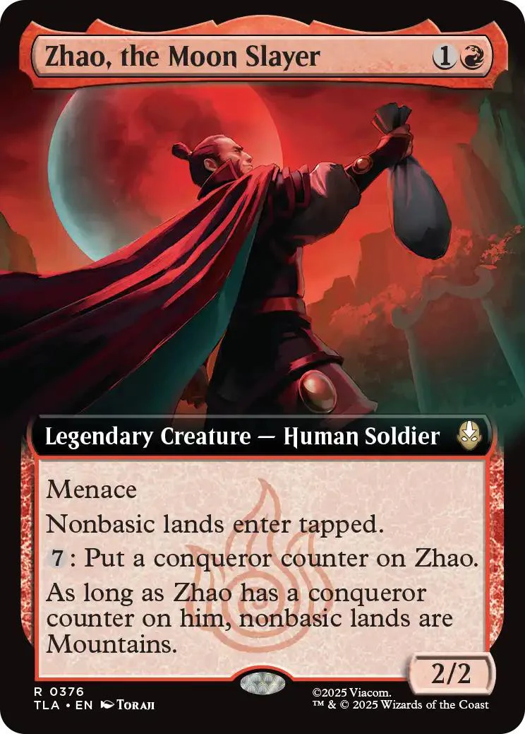 Zhao, the Moon Slayer [376] [Extended Art] [Avatar: The Last Airbender] [Non-Foil]