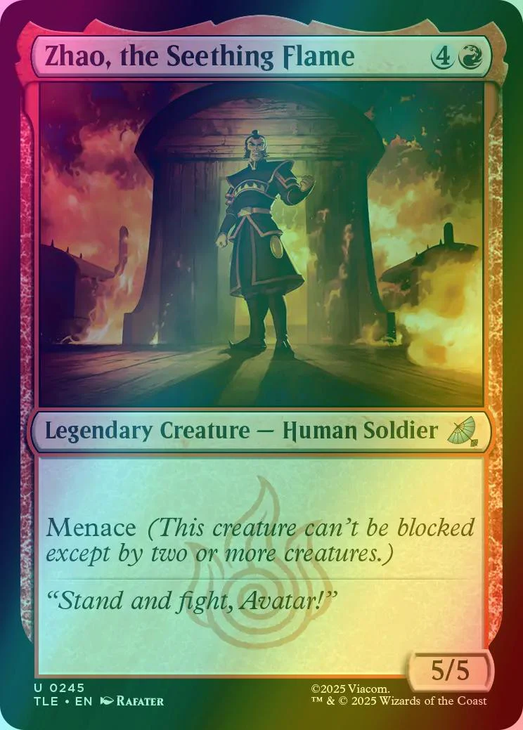 Zhao, the Seething Flame [245] [Avatar: The Last Airbender Eternal] [Foil]