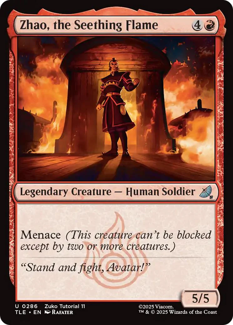 Zhao, the Seething Flame [286] [Avatar: The Last Airbender Eternal] [Non-Foil]