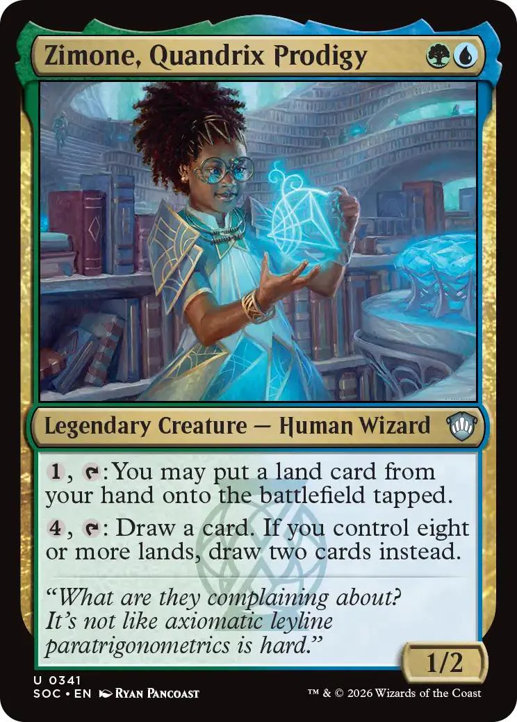 Zimone, Quandrix Prodigy [341] [Secrets of Strixhaven: Commander] [Non-Foil]