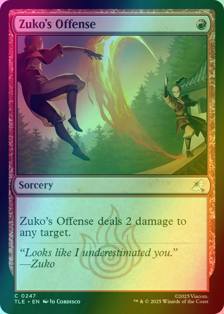 Zuko's Offense [247] [Avatar: The Last Airbender Eternal] [Foil]